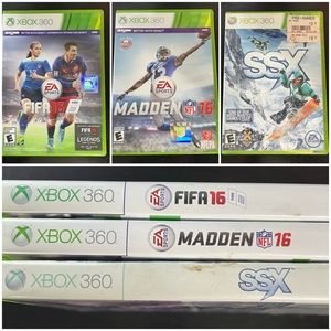 Xbox 360 3 Game EA Sports Bundle